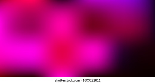 Dark Pink vector blurred layout. Colorful illustration with gradient in abstract style. Background for mobile phones.