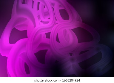 Dark Pink vector blurred pattern. Shining colorful illustration in smart style. New style for your business design.