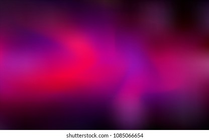 Dark Pink vector blurred shine abstract cover. Colorful abstract illustration with gradient. Brand-new design for your business.