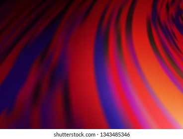 Dark Pink vector blurred shine abstract template. A completely new color illustration in a bokeh style. The elegant pattern for brand book.