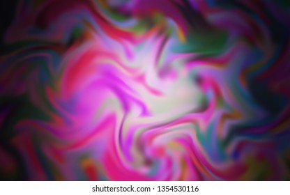 Dark Pink vector blurred shine abstract texture. Glitter abstract illustration with gradient design. Completely new design for your business.
