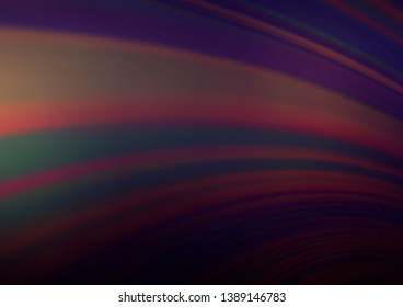 Dark Pink vector blurred shine abstract template. Colorful illustration in abstract style with gradient. The best blurred design for your business.