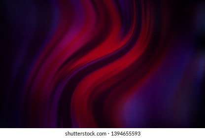 Dark Pink vector blurred shine abstract template. A completely new colored illustration in blur style. The best blurred design for your business.