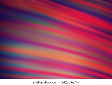 Dark Pink vector blurred shine abstract template. Colorful abstract illustration with gradient. The blurred design can be used for your web site.