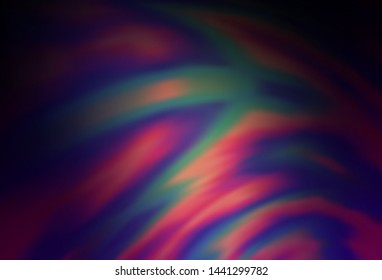 Dark Pink vector blurred shine abstract template. An elegant bright illustration with gradient. Elegant background for a brand book.