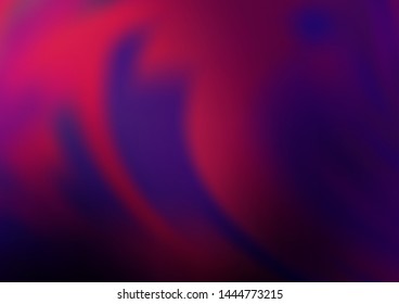 Dark Pink vector blurred shine abstract background. A completely new color illustration in a bokeh style. The elegant pattern for brand book.
