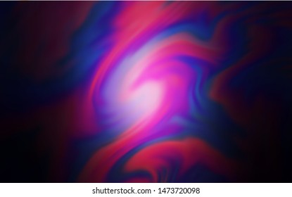 Dark Pink vector blurred shine abstract template. Shining colored illustration in smart style. New style for your business design.