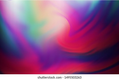 Dark Pink vector blurred shine abstract template. New colored illustration in blur style with gradient. New style for your business design.