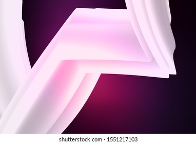 Dark Pink vector blurred shine abstract template. Abstract colorful illustration with gradient. New way of your design.