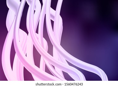 Dark Pink vector blurred shine abstract template. A completely new colored illustration in blur style. New way of your design.