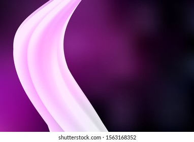 Dark Pink vector blurred shine abstract template. Glitter abstract illustration with gradient design. Elegant background for a brand book.