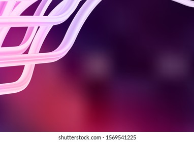 Dark Pink vector blurred shine abstract texture. An elegant bright illustration with gradient. New way of your design.