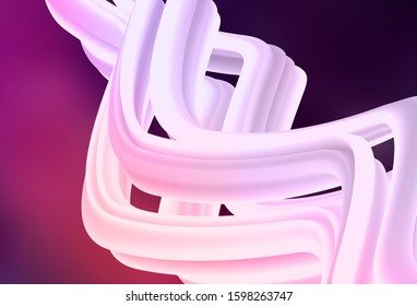 Dark Pink vector blurred shine abstract background. Glitter abstract illustration with gradient design. New way of your design.