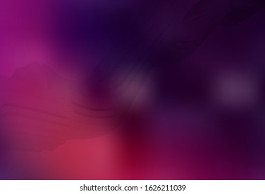 Dark Pink vector blurred shine abstract template. Colorful illustration in abstract style with gradient. New style design for your brand book.