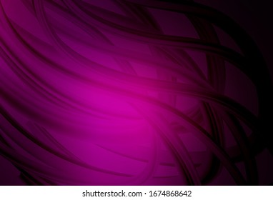 Dark Pink vector blurred shine abstract background. An elegant bright illustration with gradient. Completely new design for your business.