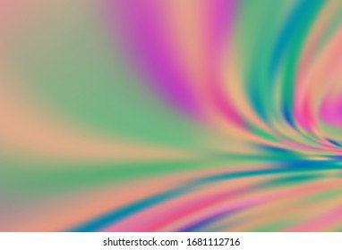 Dark Pink vector blurred shine abstract template. Glitter abstract illustration with gradient design. New way of your design.