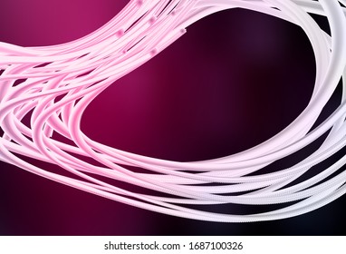 Dark Pink vector blurred shine abstract template. Modern abstract illustration with gradient. New way of your design.