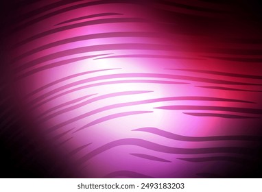 Dark Pink vector blurred shine abstract background. Colorful illustration in abstract style with gradient. Elegant background for a brand book.