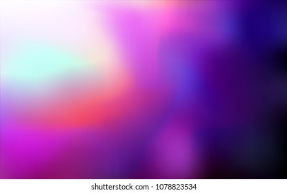 Dark Pink vector blurred template. Creative illustration in halftone style with gradient. The completely new template can be used for your brand book.