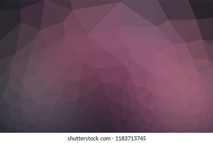 Dark Pink vector blurry hexagon pattern. Modern geometrical abstract illustration with gradient. Brand new design for your business.