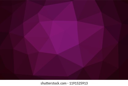 Dark Pink vector blurry hexagon pattern. A vague abstract illustration with gradient. The template can be used as a background for cell phones.