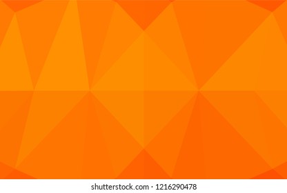 Dark Pink vector blurry hexagon pattern. Geometric illustration in Origami style with gradient.  The completely new template can be used for your brand book.