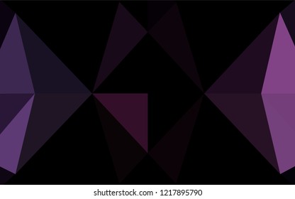 Dark Pink vector blurry hexagon texture. Colorful abstract illustration with gradient. A completely new template for your business design.