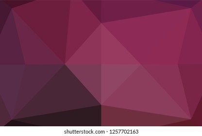 Dark Pink vector blurry hexagon template. A vague abstract illustration with gradient. The elegant pattern can be used as part of a brand book.