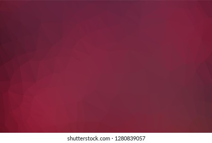 Dark Pink vector blurry hexagon texture. Colorful illustration in abstract style with gradient. The template can be used as a background for cell phones.