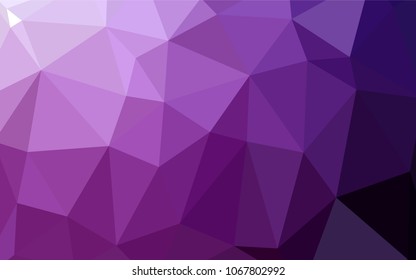 Dark Pink vector blurry triangle pattern. Colorful illustration in abstract style with gradient. A new texture for your design.