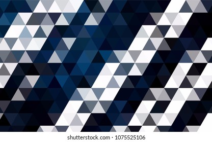 Dark Pink vector blurry triangle pattern. Colorful abstract illustration with gradient. The best triangular design for your business.