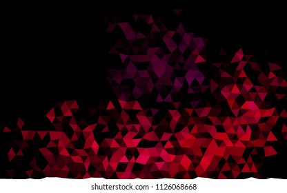 Dark Pink vector blurry triangle pattern. Shining colored illustration in a Brand new style. Brand new design for your business.