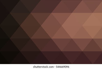 Dark Pink vector blurry triangle background design. Geometric background in Origami style with gradient. 