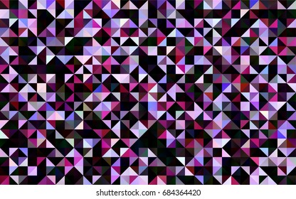 Dark Pink vector blurry triangle template. A vague abstract illustration with gradient. A new texture for your design.