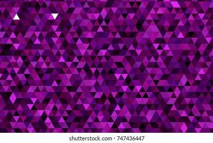 Dark Pink vector blurry triangle background. An elegant bright illustration with gradient. Brand-new design for your business.