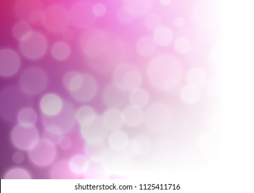 Dark Pink vector bokeh template. Creative illustration in halftone style with gradient. Brand new design for your business.