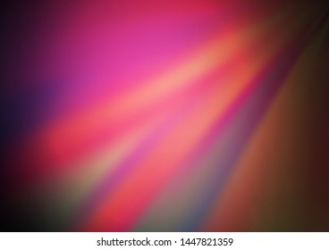 Dark Pink vector bokeh template. Modern geometrical abstract illustration with gradient. The elegant pattern for brand book.