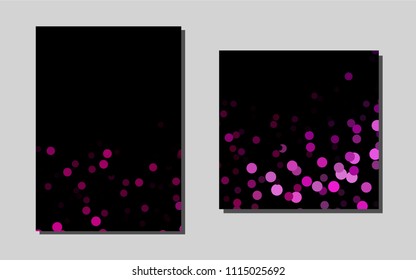 Dark Pink vector brochure for ui, ux design. Abstract booklet on colored background with gradient. Completely new template for your brand book.