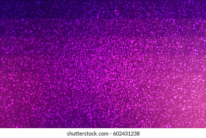 Dark pink vector christmas postcard low polygon background. Illustration consisting of triangles. Abstract triangular polygonal origami or crystal design of New Year celebration.