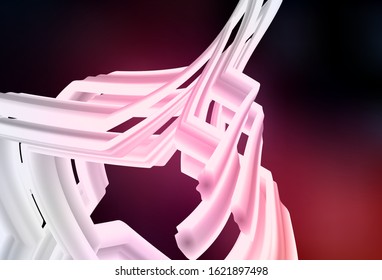 Dark Pink vector colorful abstract background. A completely new colored illustration in blur style. Elegant background for a brand book.