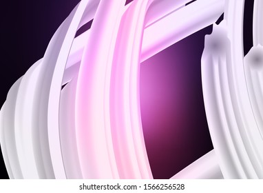 Dark Pink vector colorful blur backdrop. Colorful illustration in abstract style with gradient. New style for your business design.