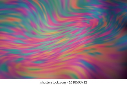 Dark Pink vector colorful blur backdrop. An elegant bright illustration with gradient. New style for your business design.