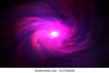 Dark Pink vector cover with astronomical stars. Modern abstract illustration with Big Dipper stars. Pattern for astronomy websites.