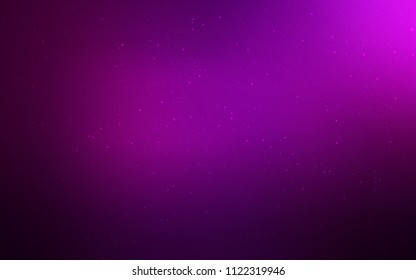 Dark Pink vector cover with astronomical stars. Modern abstract illustration with Big Dipper stars. Template for cosmic backgrounds.