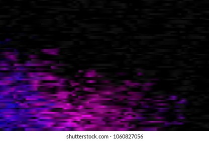 Dark Pink vector cover with long lines. Lines on blurred abstract background with gradient. The pattern can be used for busines ad, booklets, leaflets