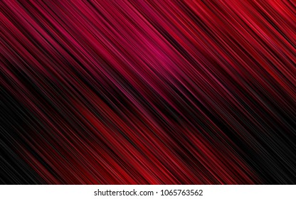 Dark Pink vector cover with long lines. Glitter abstract illustration with colored sticks. Best design for your ad, poster, banner.