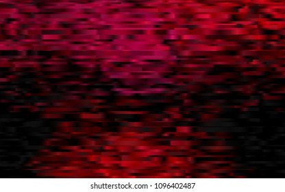 Dark Pink vector cover with long lines. Lines on blurred abstract background with gradient. Best design for your ad, poster, banner.