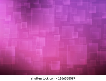 Dark Pink vector cover in polygonal style. Abstract gradient illustration with rectangles. Modern template for your landing page.