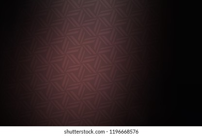 Dark Pink vector cover with polygonal style. Modern abstract illustration with colorful triangles. Modern template for your landing page.