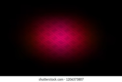 Dark Pink vector cover in polygonal style. Beautiful illustration with rectangles and squares. Best design for your ad, poster, banner.